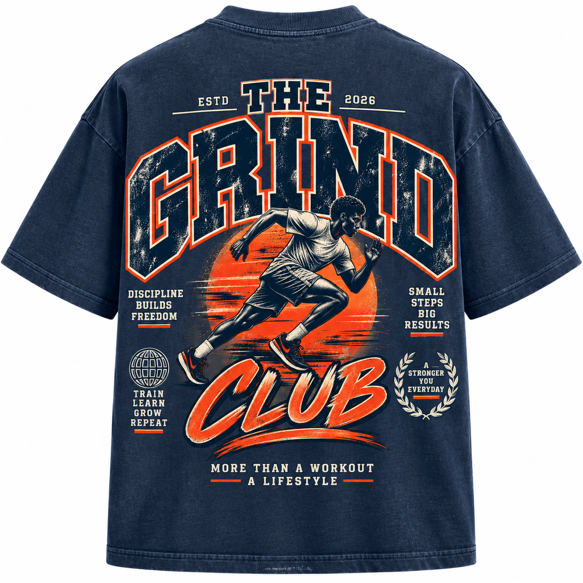 The Grind Club Urban Heavyweight Tee