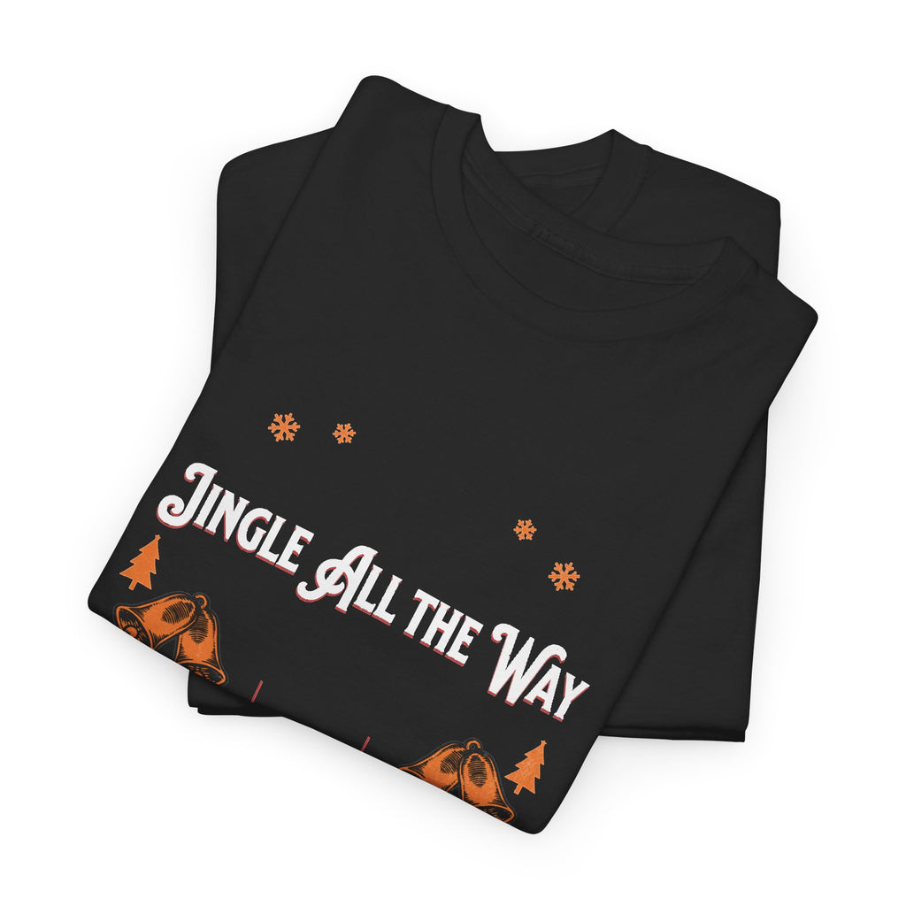 Jingle All the Way Graphic Tee — Vintage Christmas Holiday T-Shirt