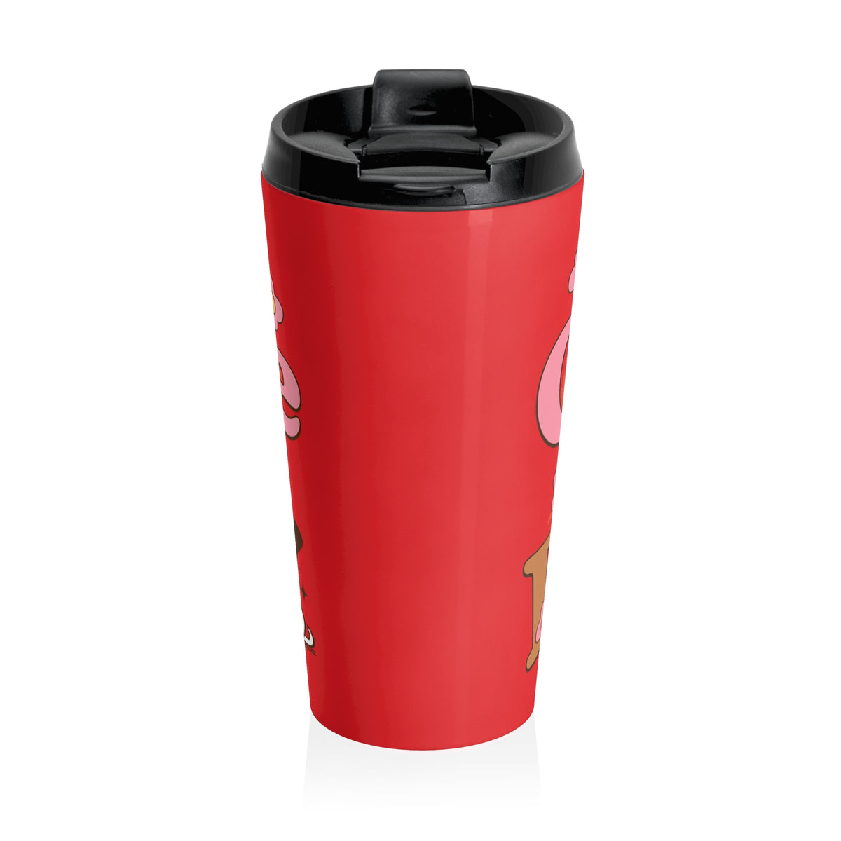 Stainless Steel Travel Mug with 'Love Coffee and Dogs' Design - Perfect Gift for Dog Lovers, Coffee Enthusiasts, and Pet Owners