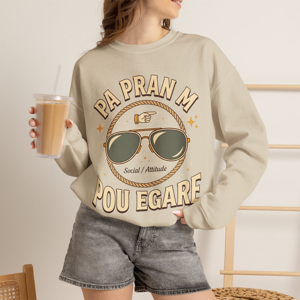 Pa Pran M Pou Egare – Haitian Creole Streetwear Graphic Sweatshirt | SONHCO