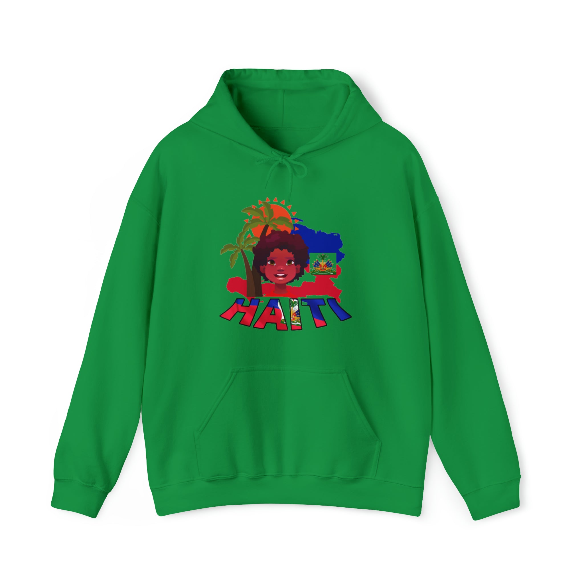 Haiti 509 Co. - Unisex Heavy Blend™ Hooded Sweatshirt Design By Itchy/HBS