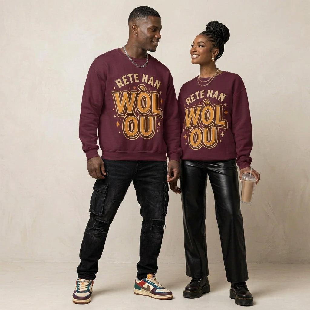 Rete Nan Wòl Ou – Haitian Creole Streetwear Graphic T-Shirt | SONHCO