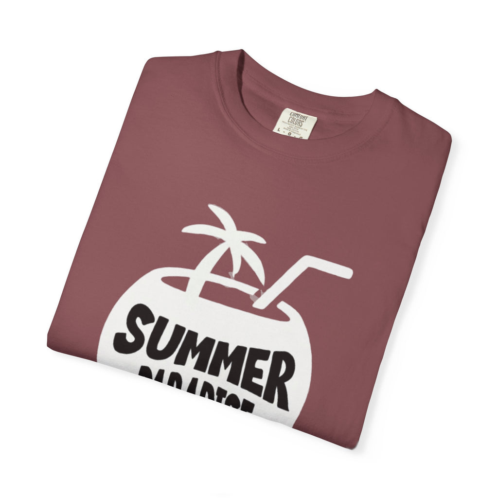 Summer Vibes Paradise 2025 Unisex Garment-Dyed T-Shirt