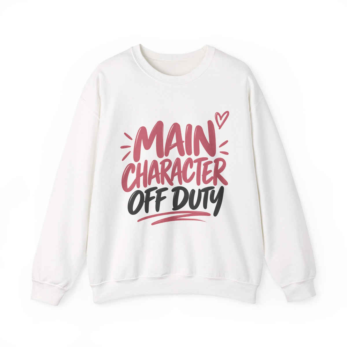 Main Character Off Duty — Gen Z Crewneck Sweatshirt