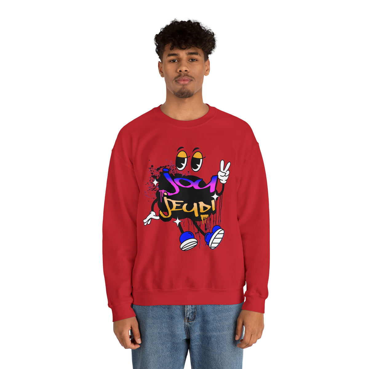 Jou Jeudi - Unisex Heavy Blend™ Crewneck Sweatshirt