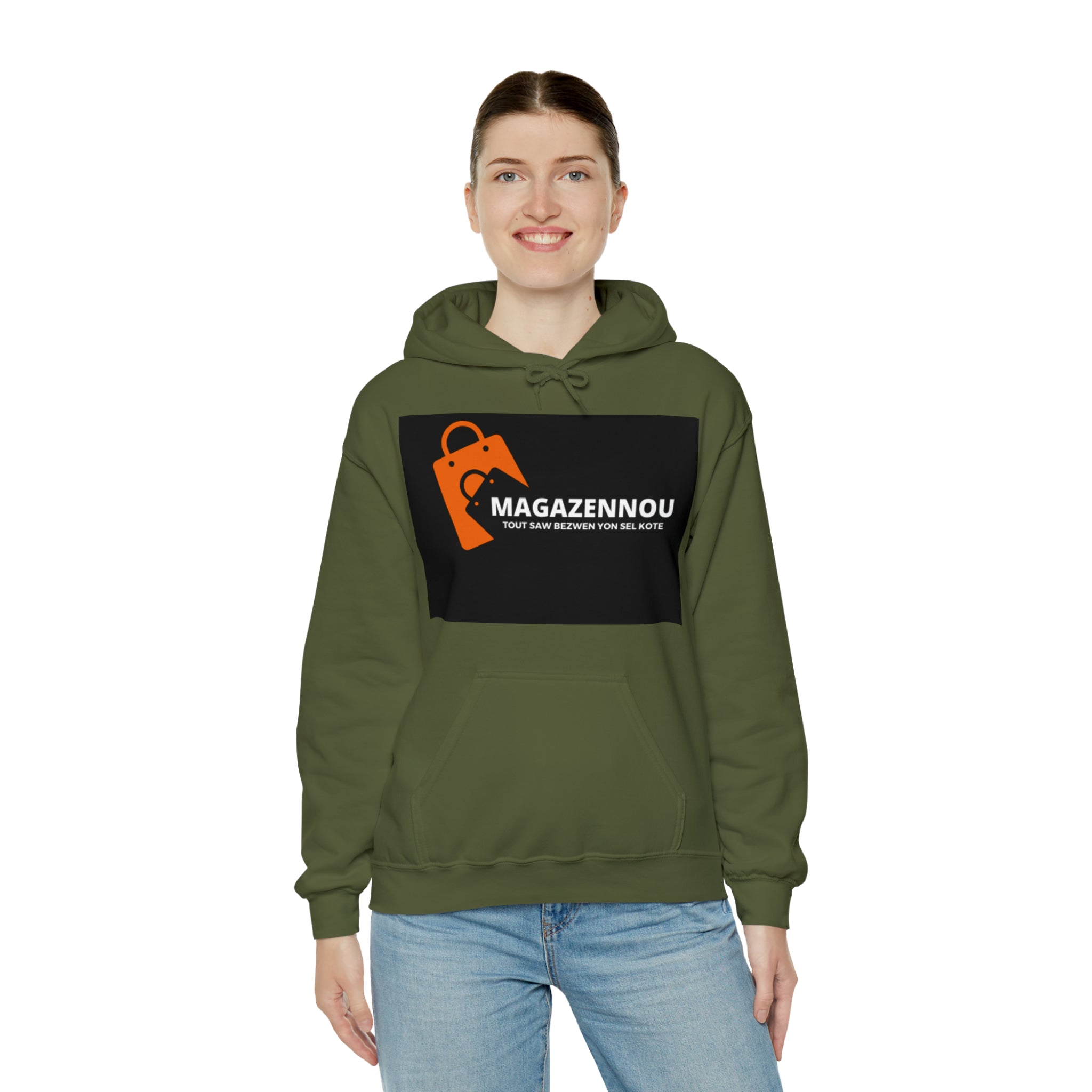 Magazennou.  Hooded Sweatshirt