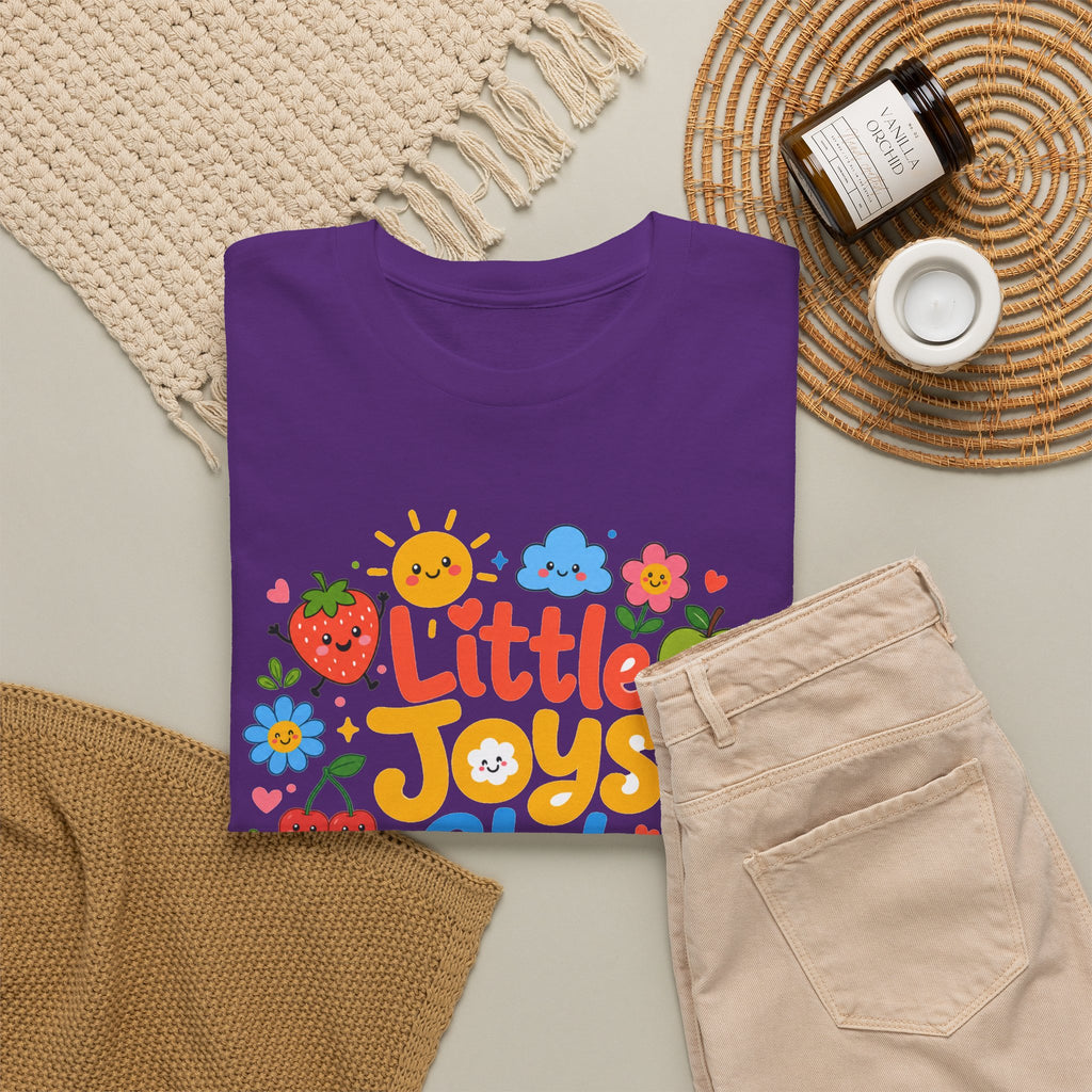 Little Joys Club Shirt, Cute Graphic Tee, Whimsical Floral T-Shirt, Cherry Lemon Shirt, Girly Gift