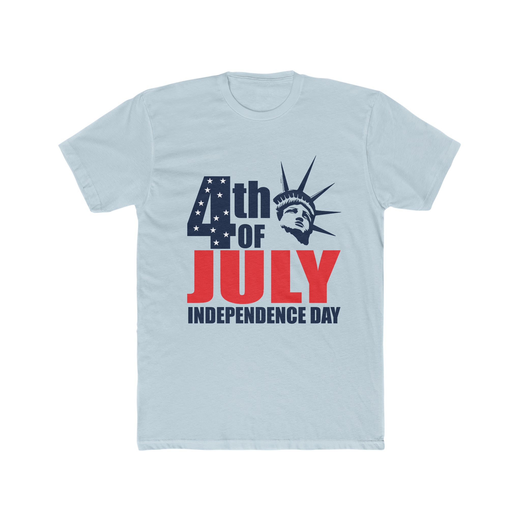 4th of July Men's Cotton Crew Tee