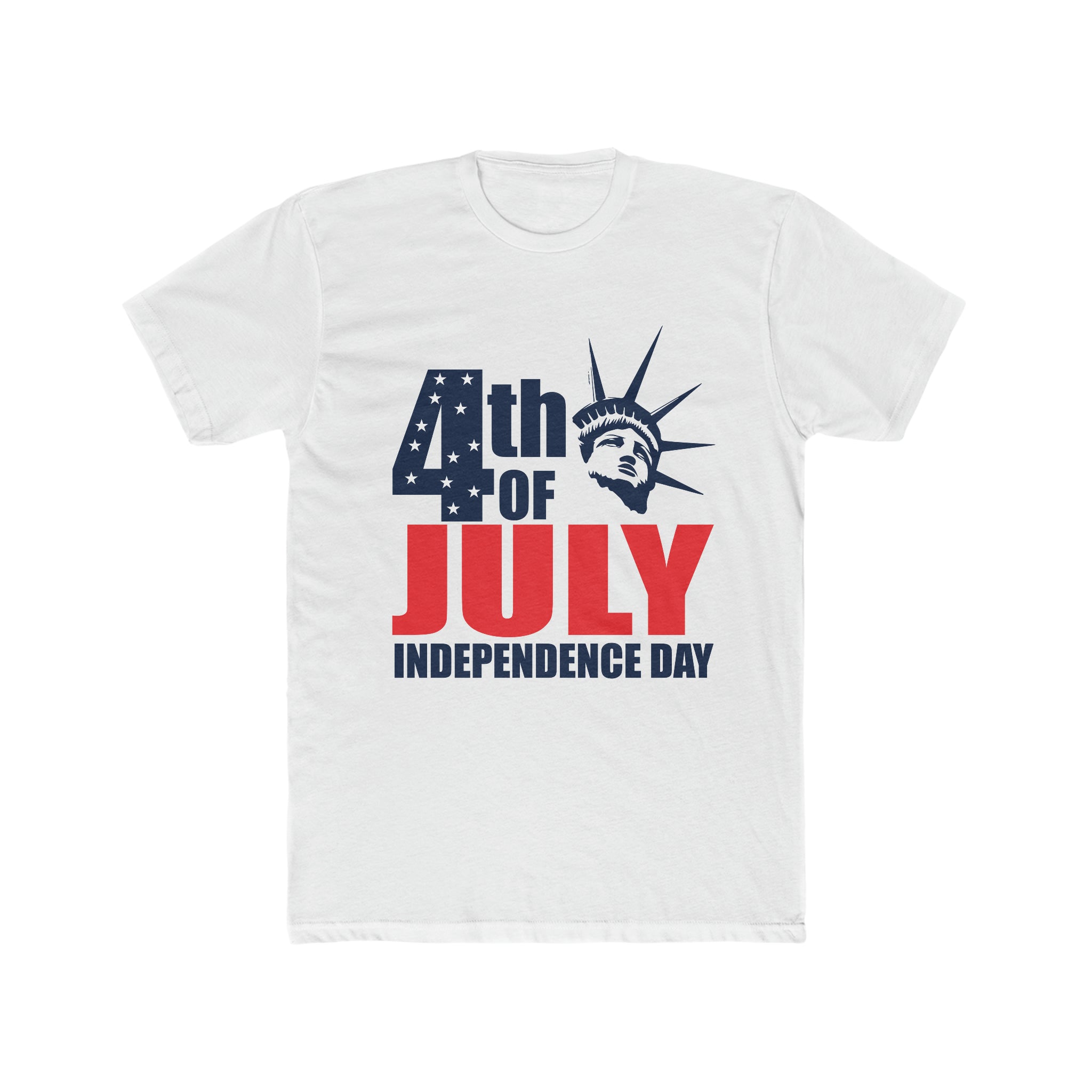 4th of July Men's Cotton Crew Tee