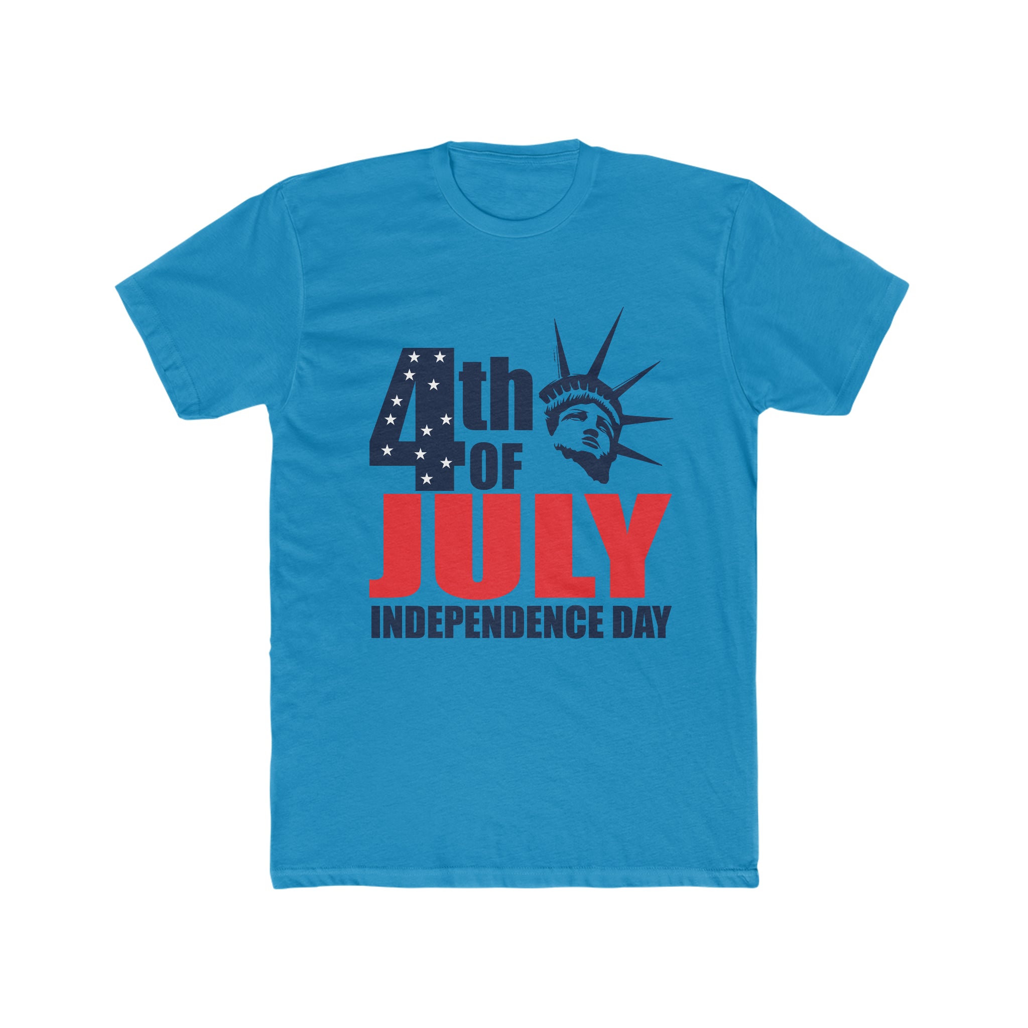 4th of July Men's Cotton Crew Tee