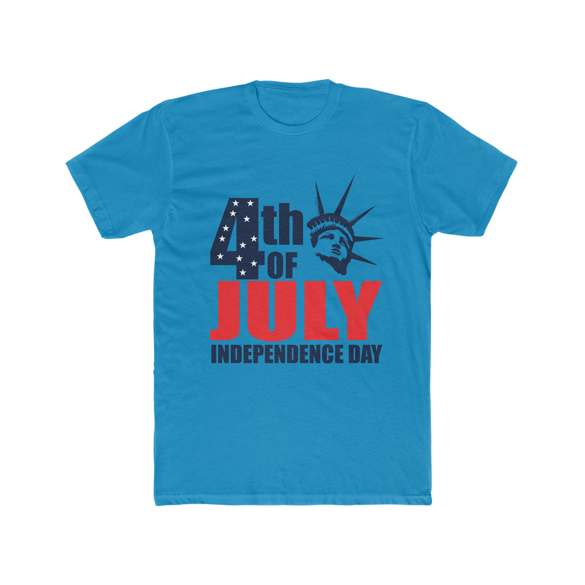 4th of July Men's Cotton Crew Tee