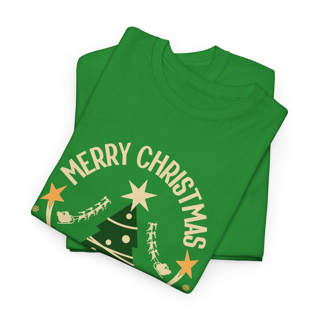 Feelin Jolly Christmas Shirt, Retro Christmas Tree Tee, Merry Christmas Graphic T-Shirt, Vintage Holiday Gift