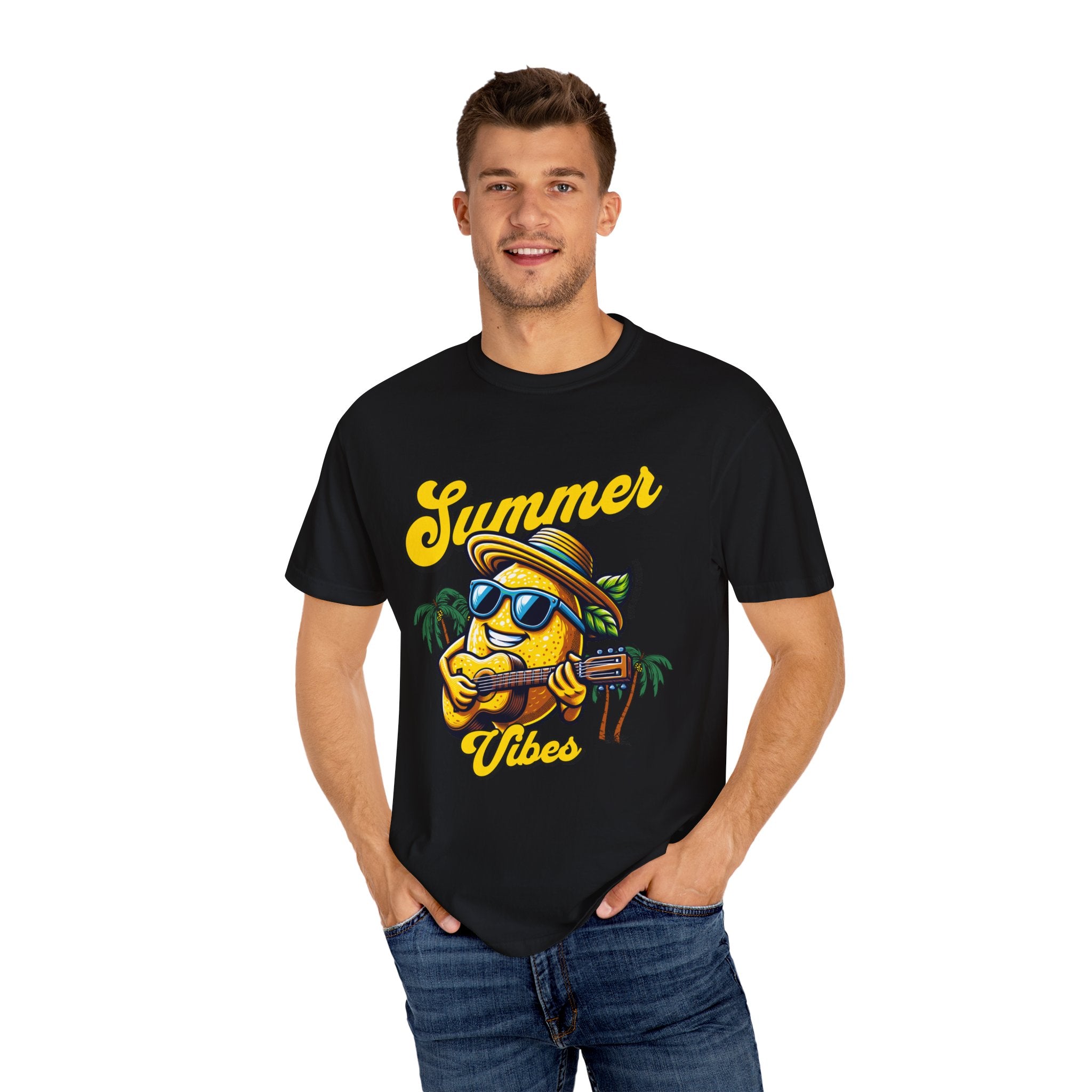 Summer Vibes Unisex Garment-Dyed T-Shirt