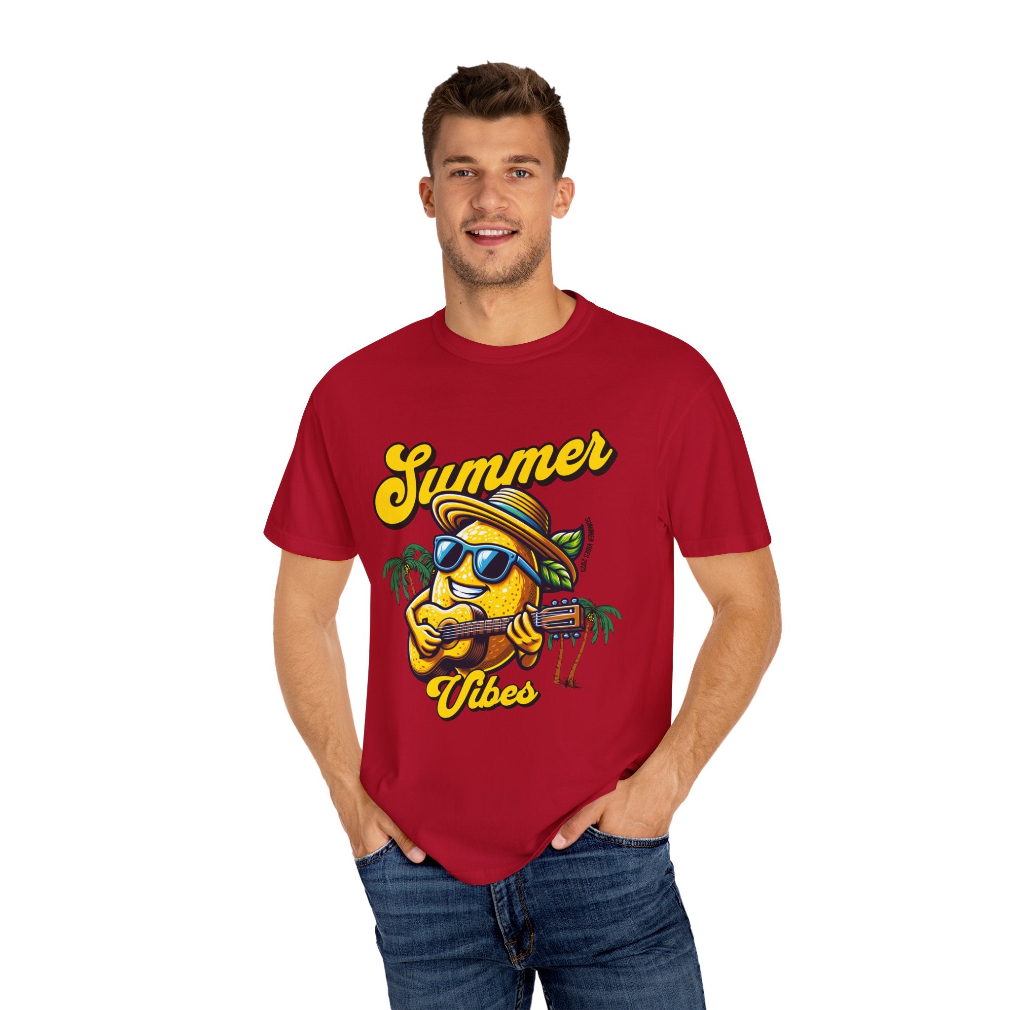 Summer Vibes Unisex Garment-Dyed T-Shirt
