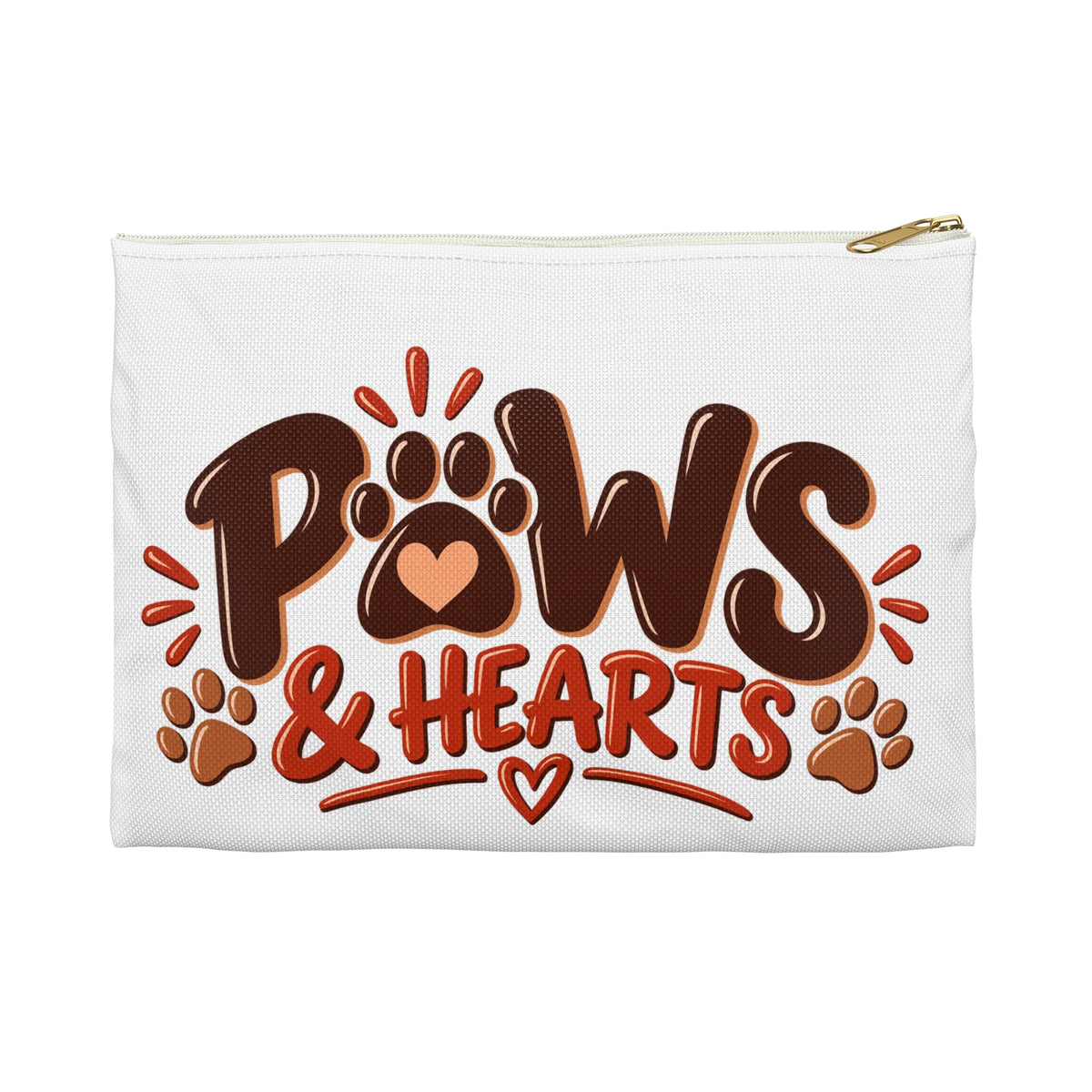Paws & Hearts — Pet Lover Accessory Pouch