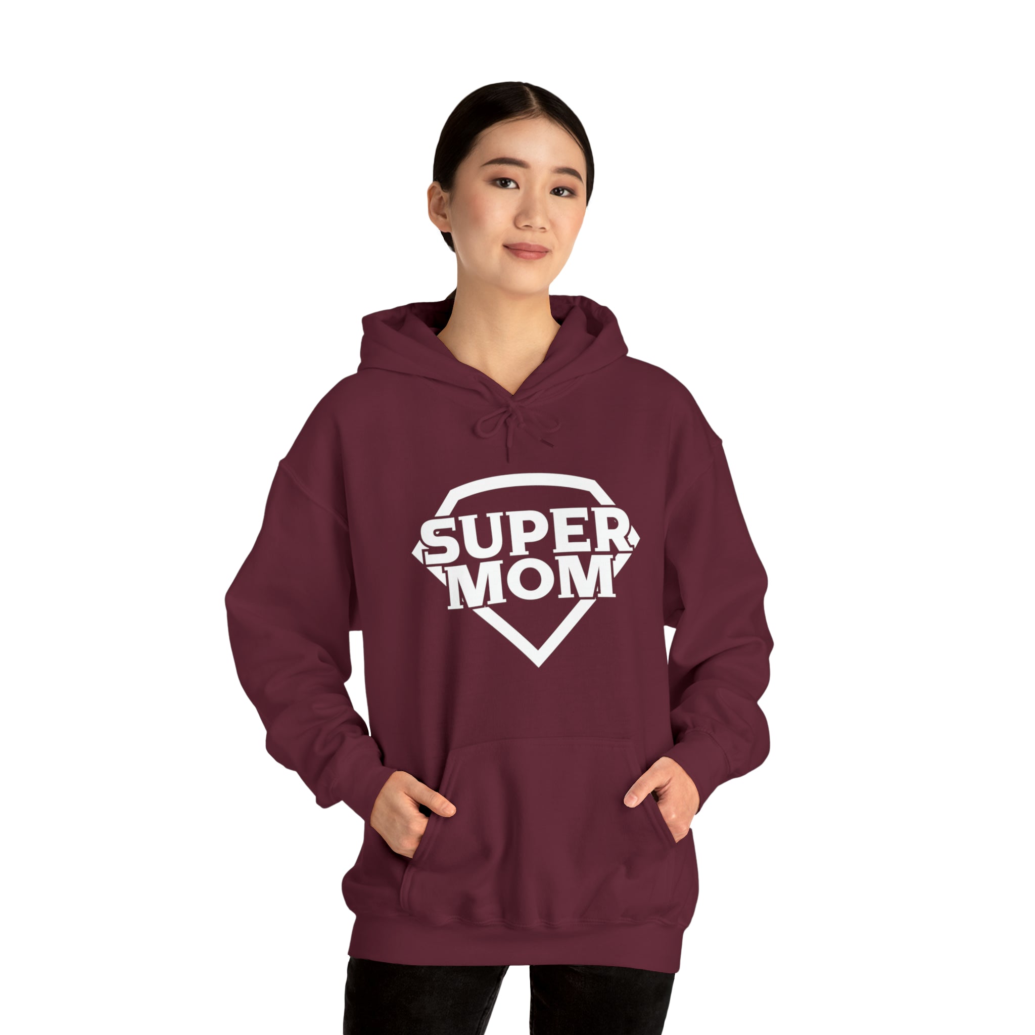 Super Mom .  Hooded Sweatshirt