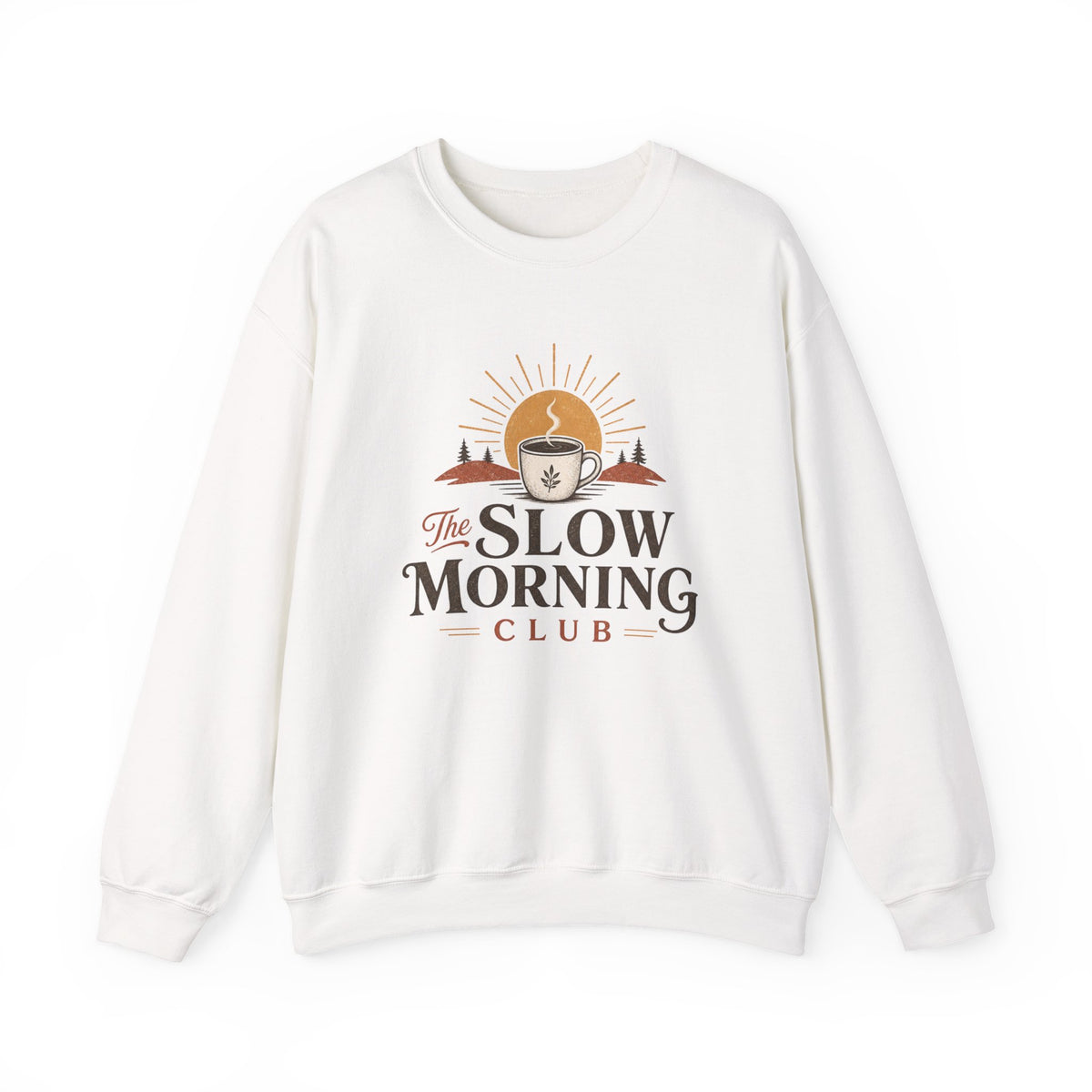 Slow Morning Club Mug, Cozy Coffee Lover Gift, Cute Morning Coffee Cup, Self Care Gift for Her