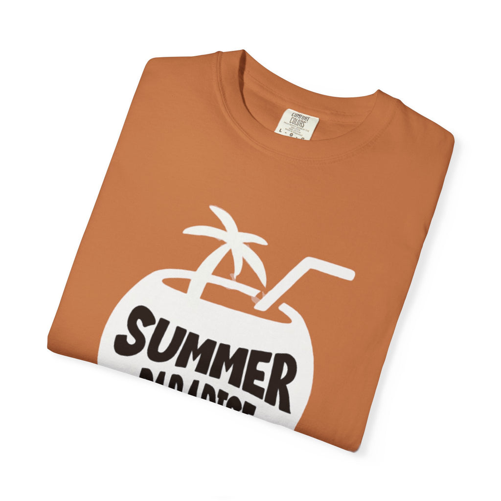 Summer Vibes Paradise 2025 Unisex Garment-Dyed T-Shirt