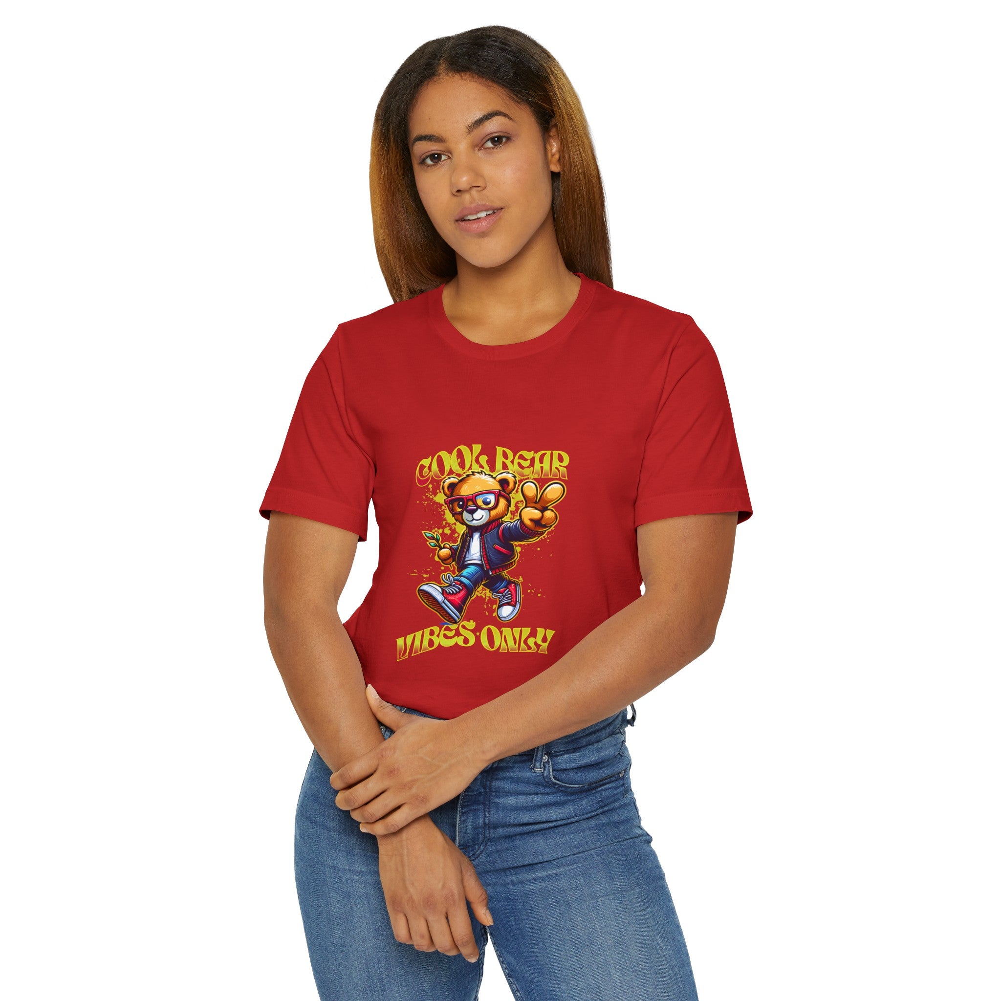 Cool Bear , Vibes Only - T-Shirt