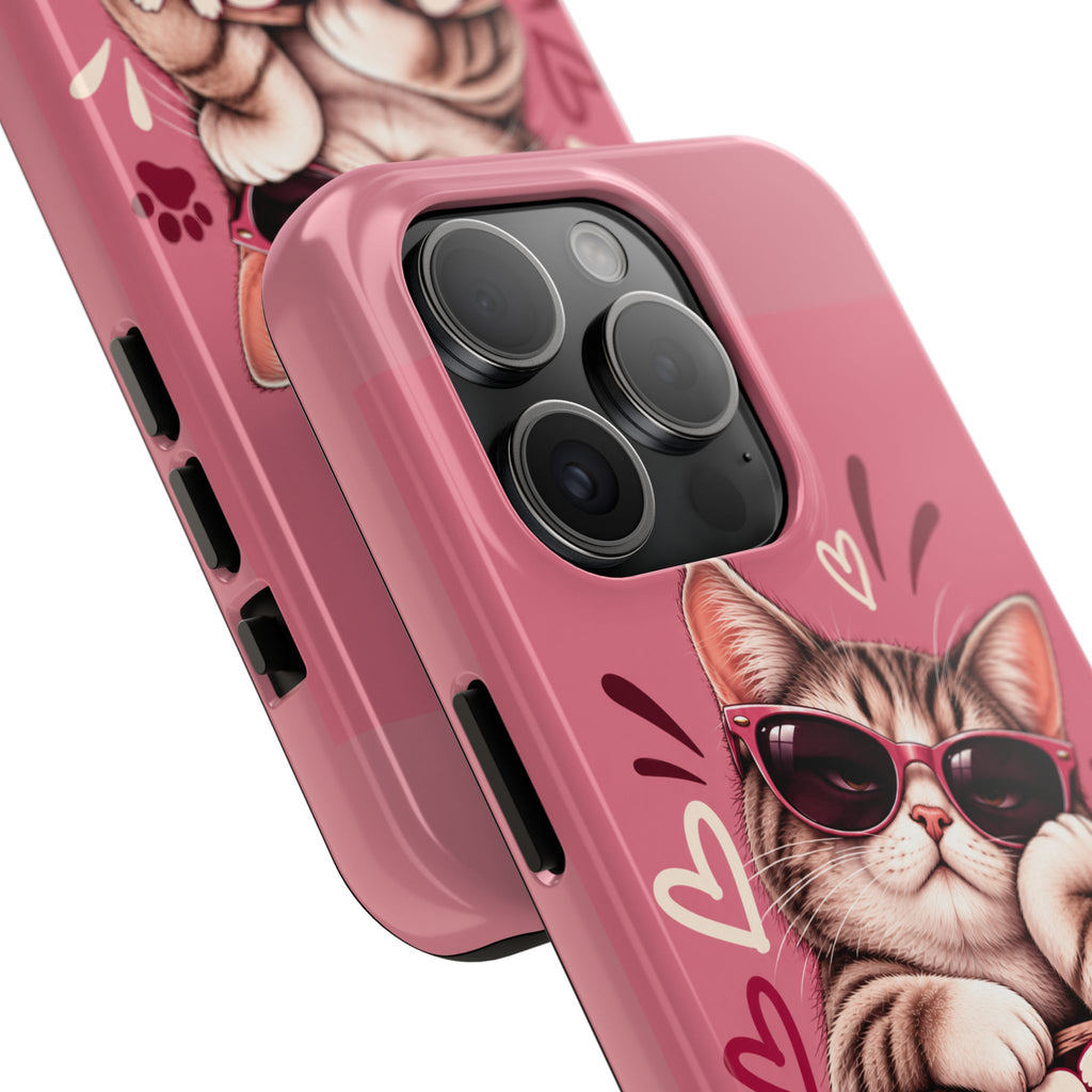Sorry, My Cat Said No — Funny Cat Lover Tough Phone Case