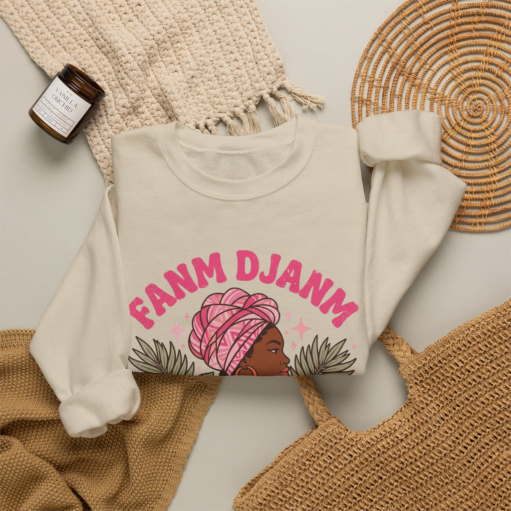 Fanm Djanm – Haitian Women Empowerment Graphic Sweatshirt | SONHCO