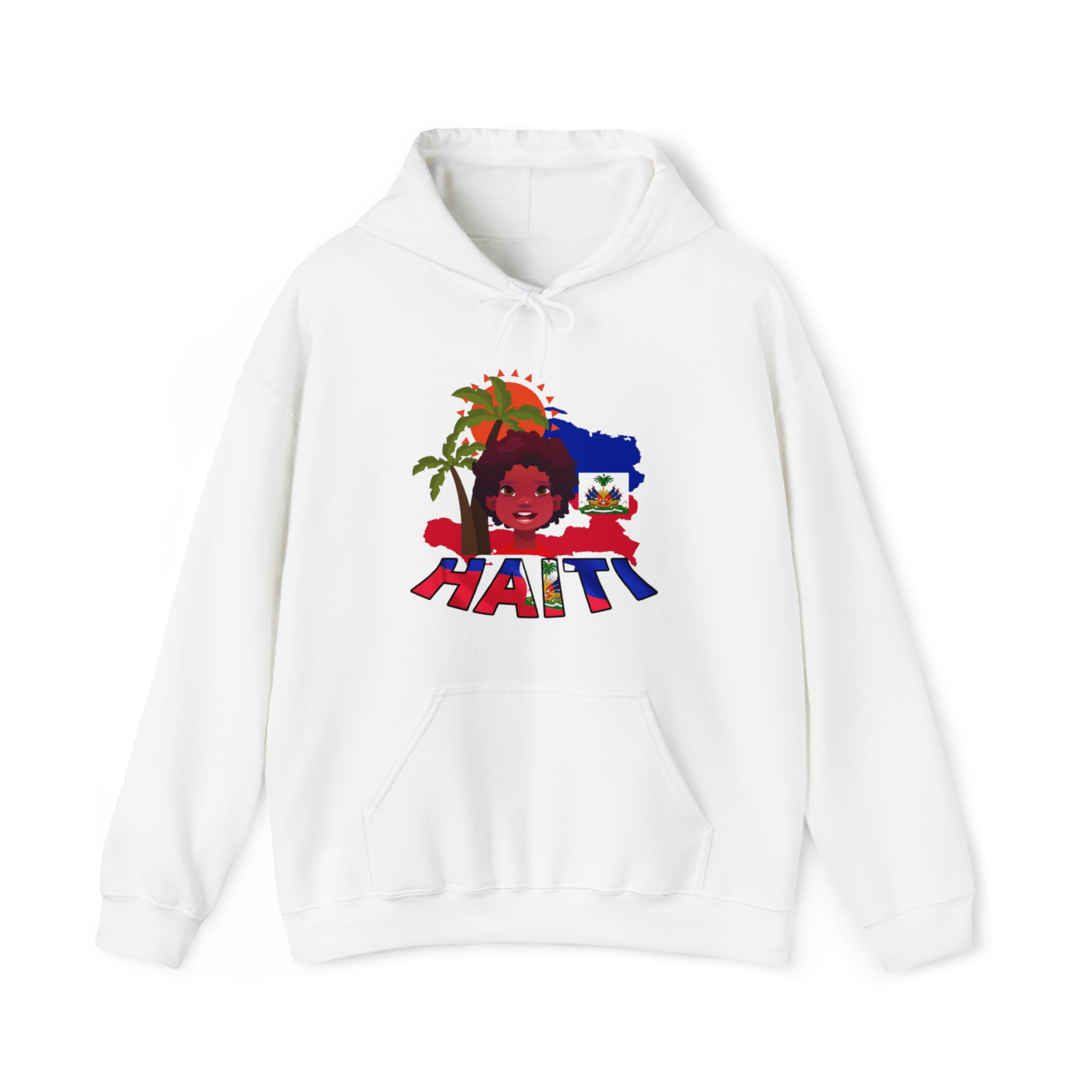 Haiti 509 Co. - Unisex Heavy Blend™ Hooded Sweatshirt Design By Itchy/HBS