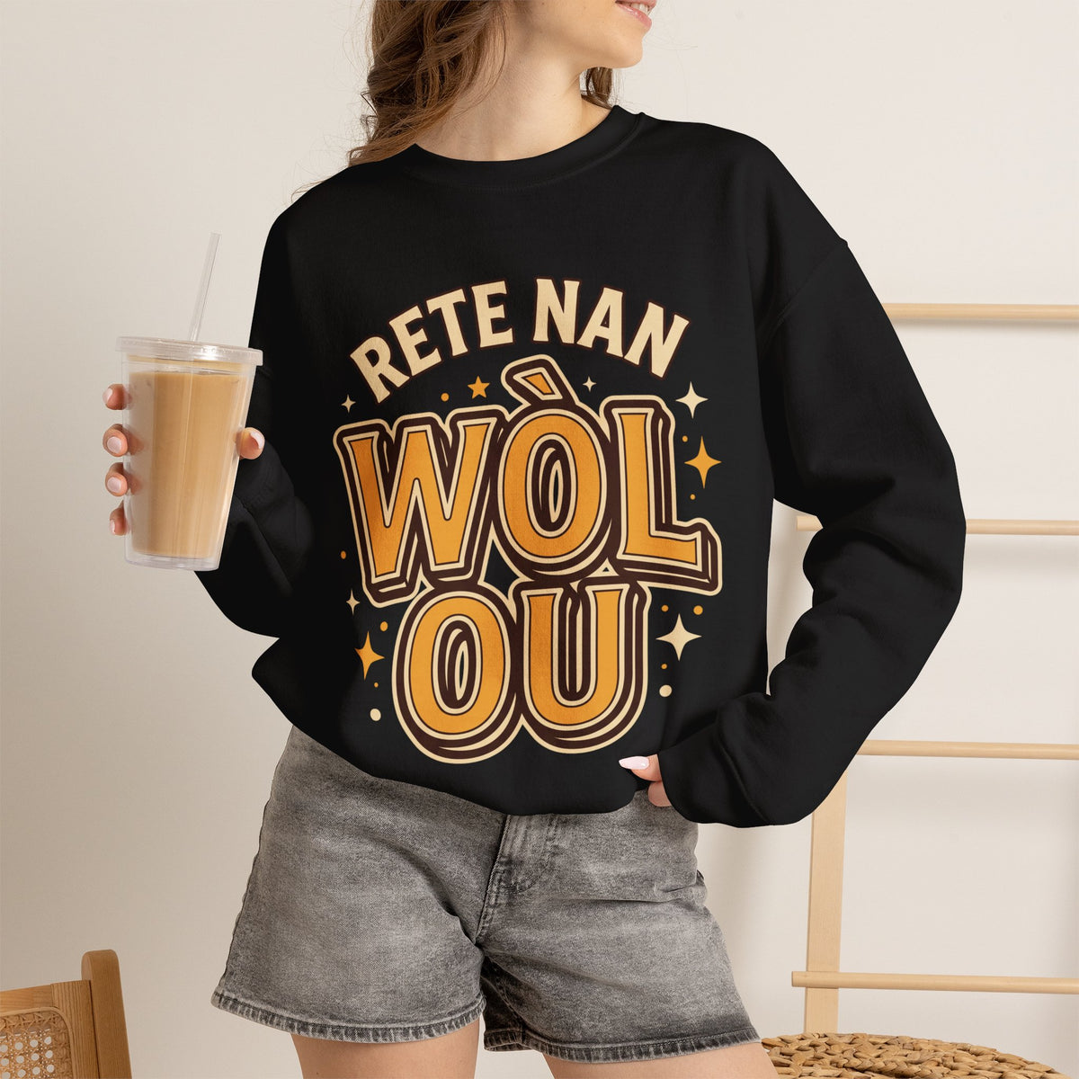 Rete Nan Wòl Ou – Haitian Creole Streetwear Graphic T-Shirt | SONHCO