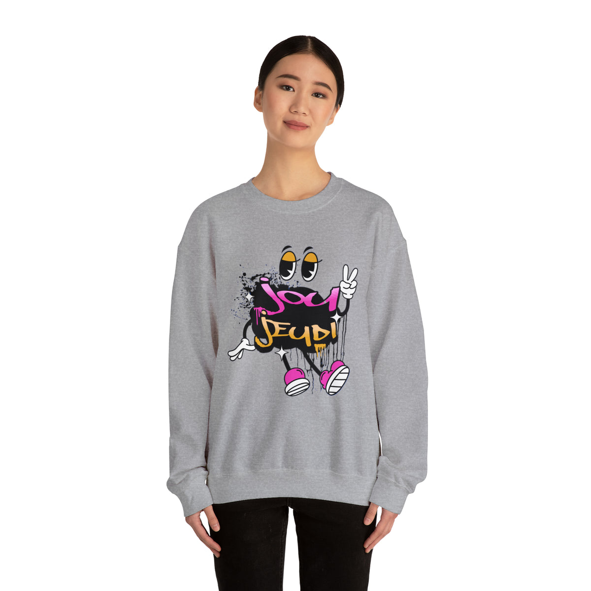 Jou Jeudi  - Unisex Heavy Blend™ Crewneck Sweatshirt