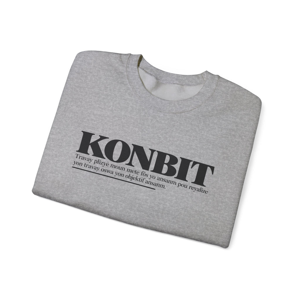 KONBIT Haitian Creole Definition Gen Z Crewneck Sweatshirt