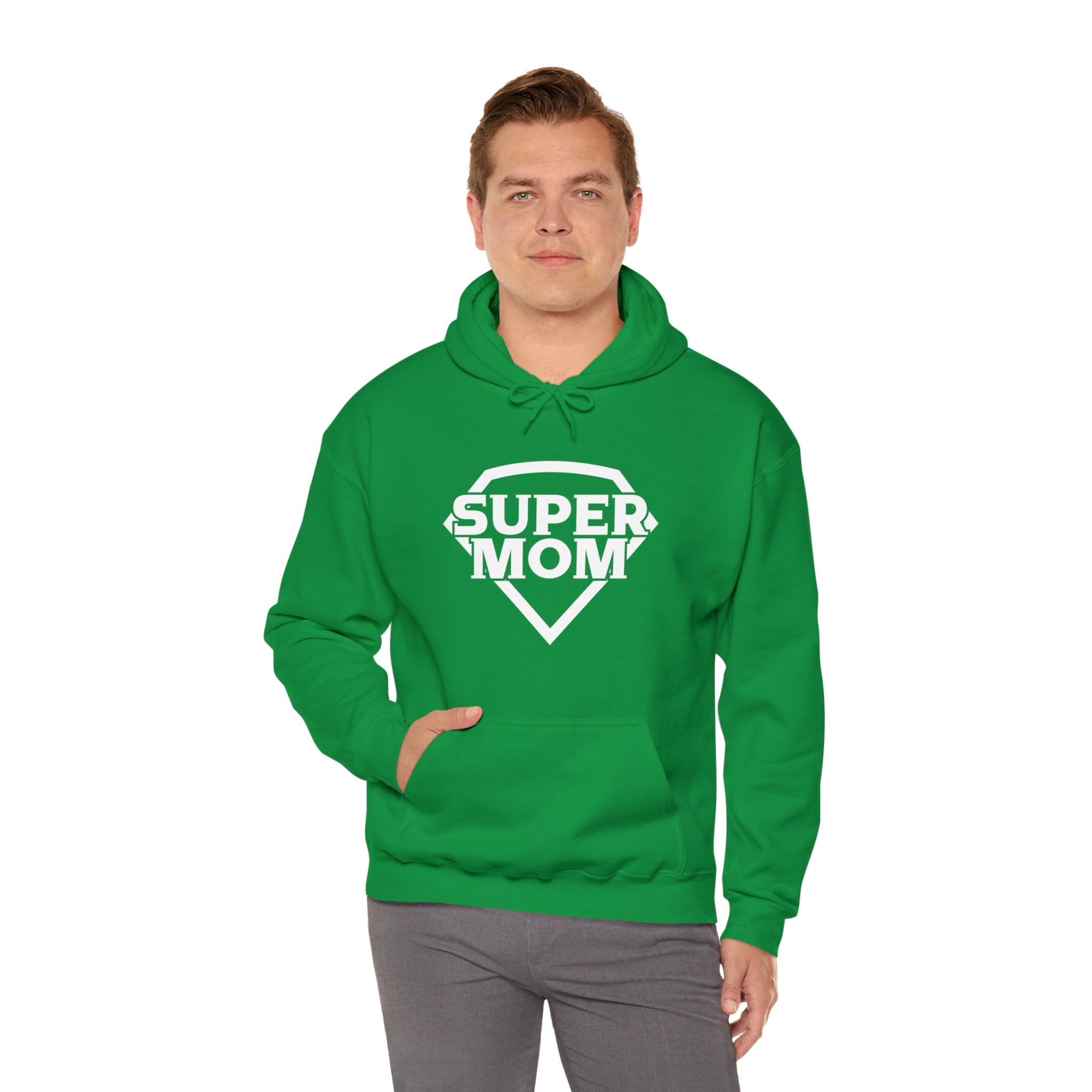 Super Mom .  Hooded Sweatshirt