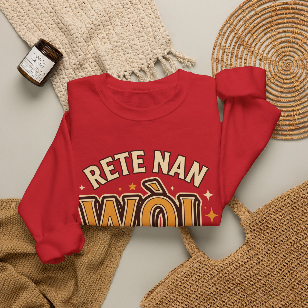 Rete Nan Wòl Ou – Haitian Creole Streetwear Graphic T-Shirt | SONHCO
