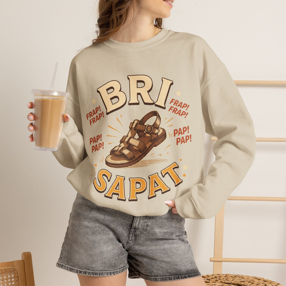 Bri Sapat – Funny Haitian Creole Graphic Sweatshirt | SONHCO