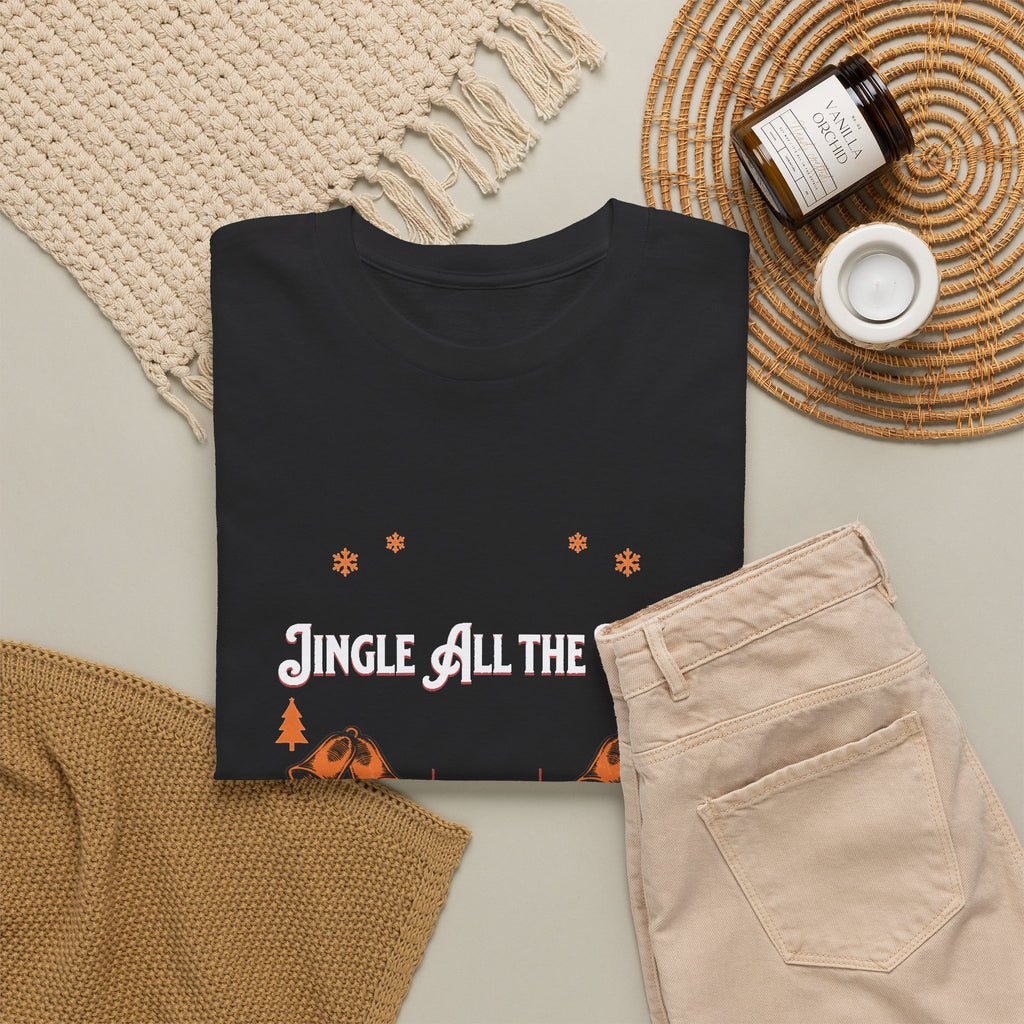 Jingle All the Way Graphic Tee — Vintage Christmas Holiday T-Shirt