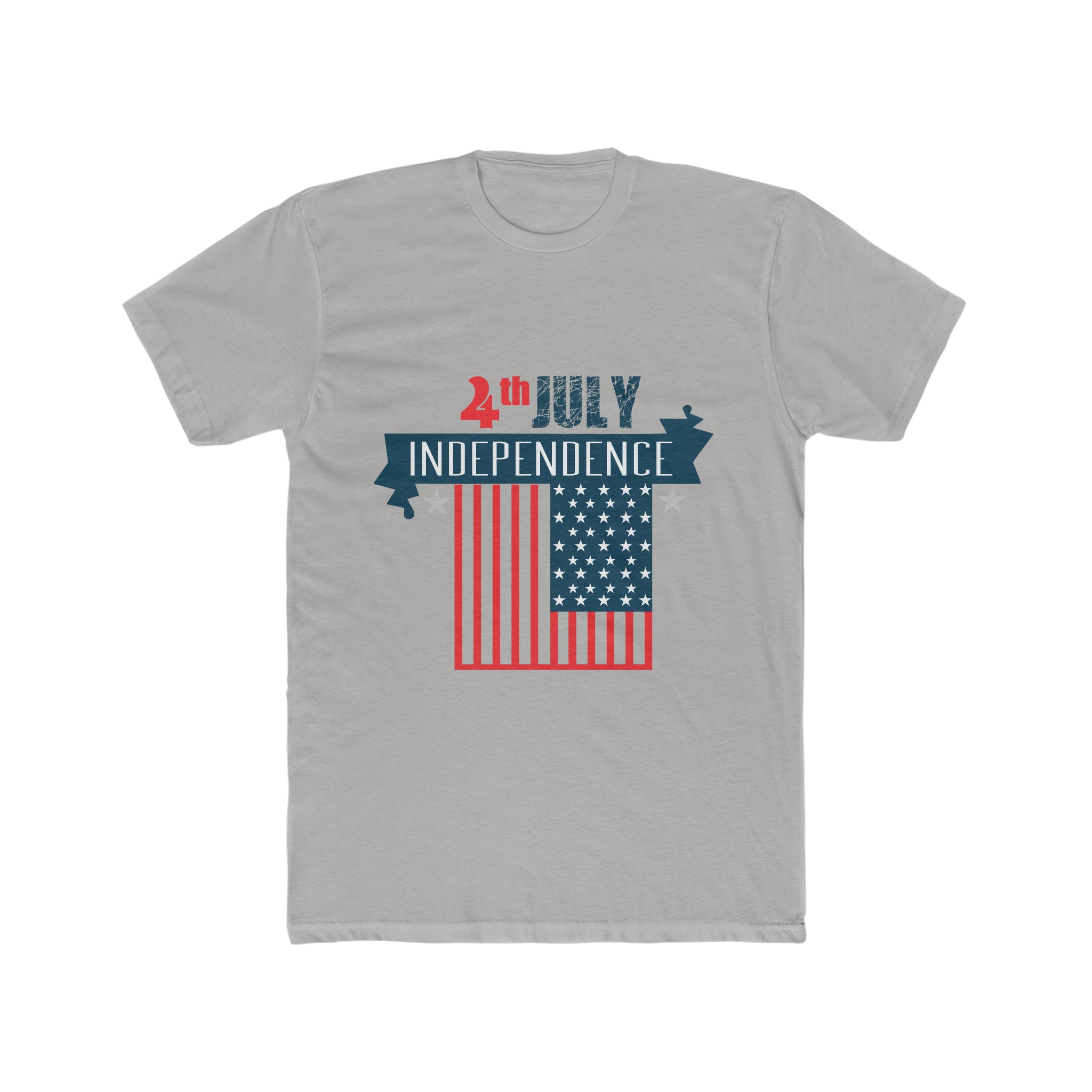 4th of July Independence day Men's Cotton Crew Tee