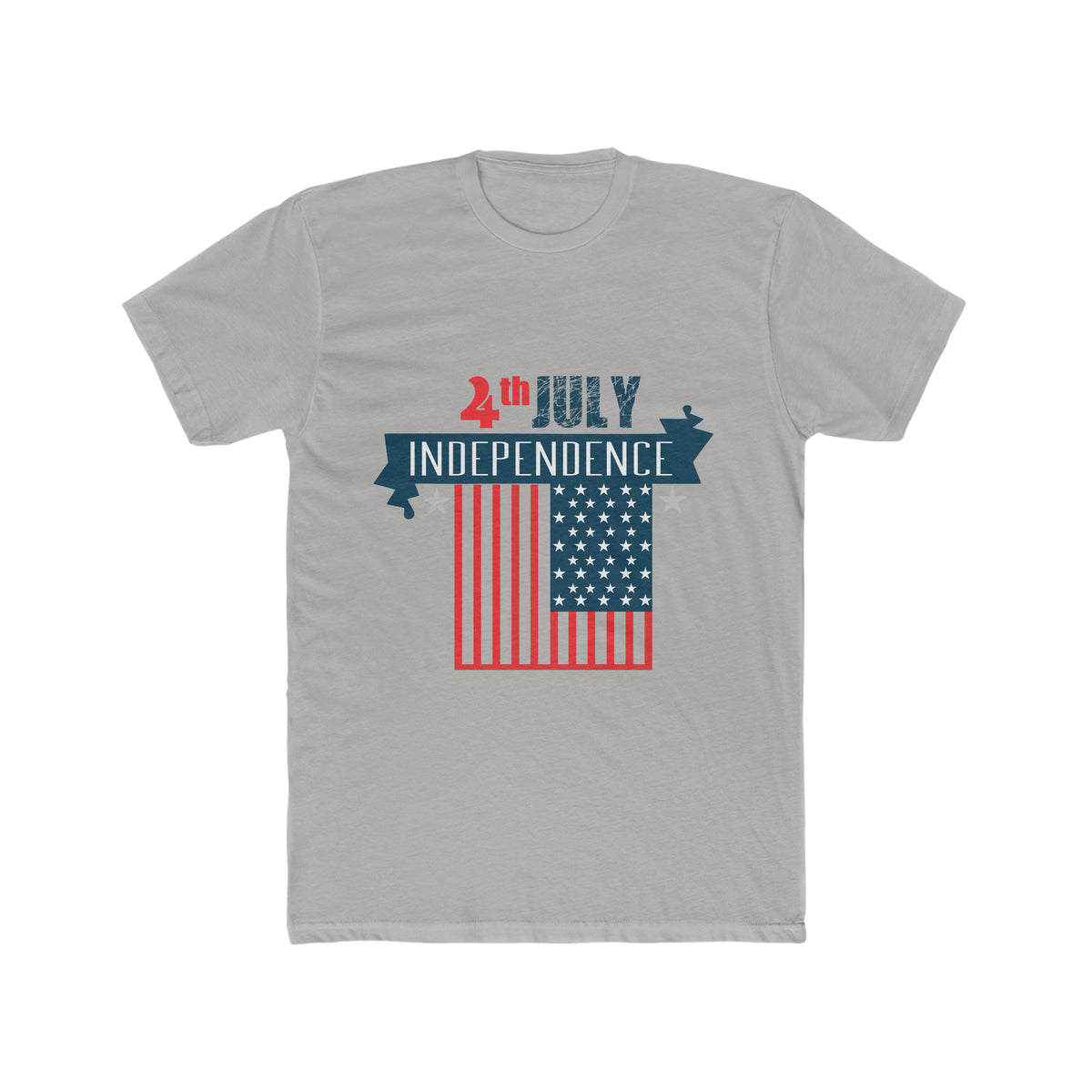 4th of July Independence day Men's Cotton Crew Tee
