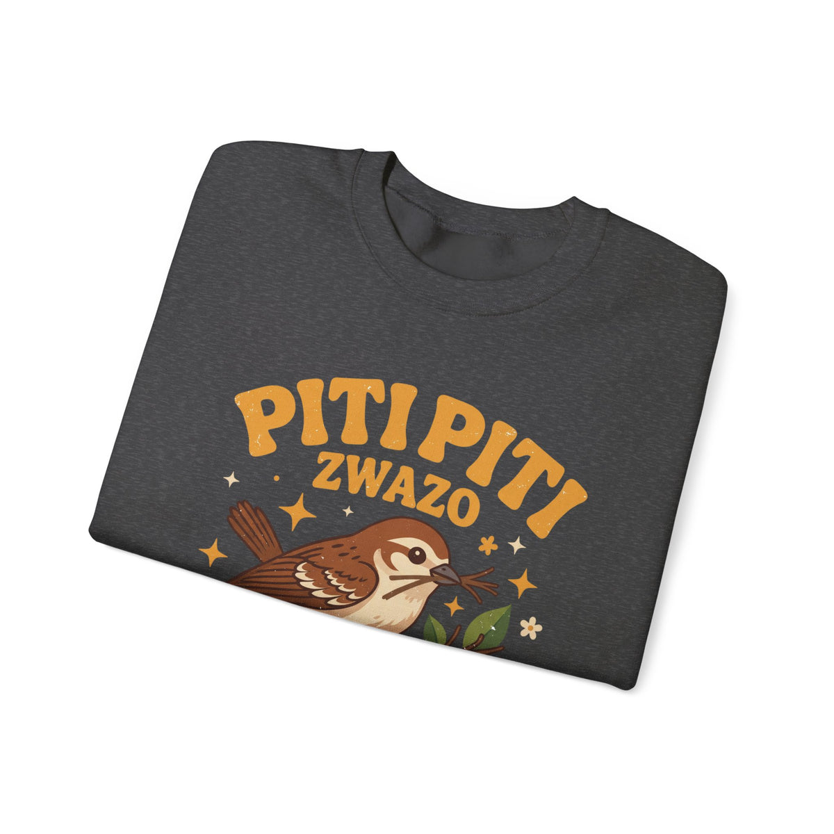 Piti Piti Zwazo Fè Nich Li – Haitian Creole Graphic T-Shirt | SONHCO