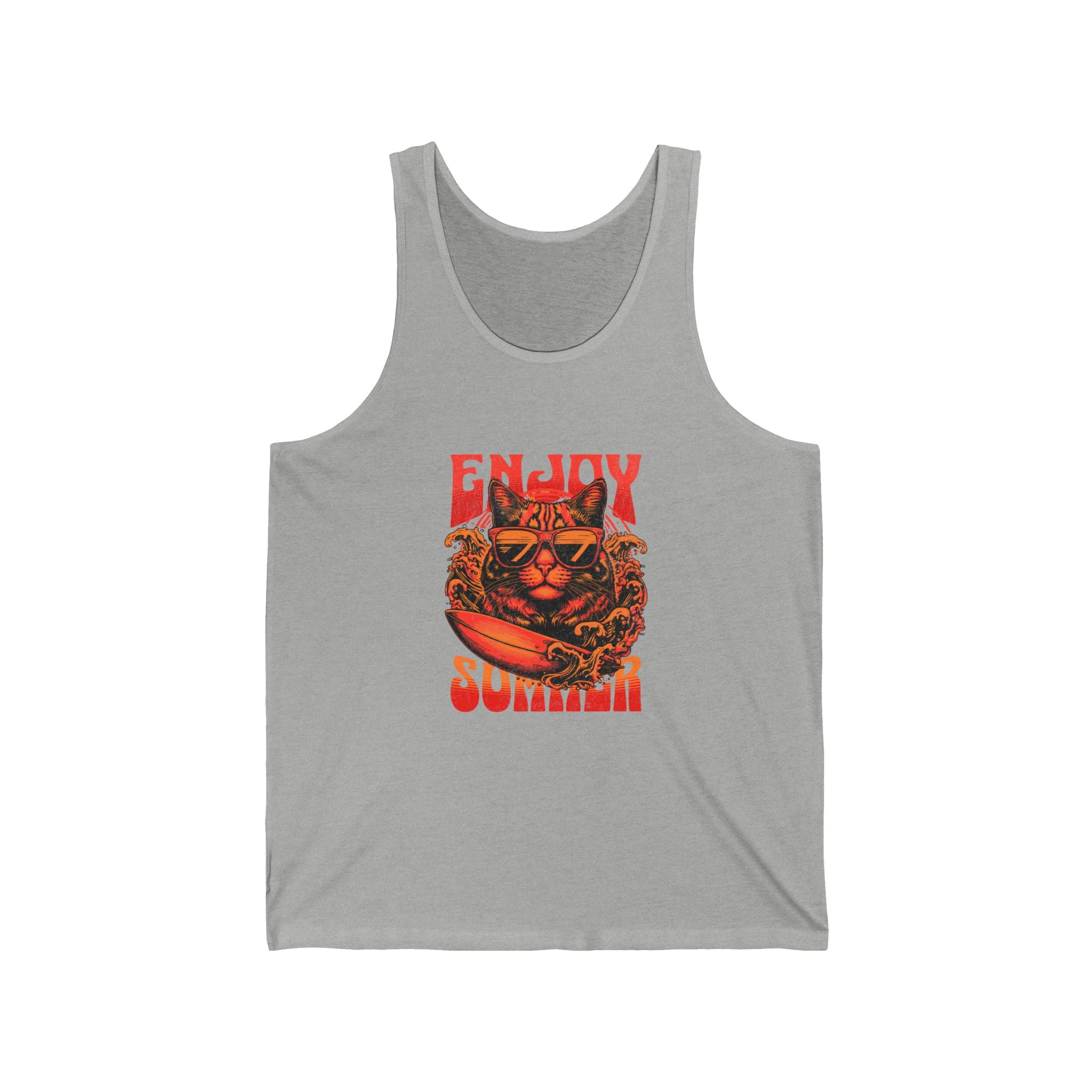 Enjoy Summer Unisex Jersey Tank - Summer Essential, Beachwear, Vacation Outfit, Gift for Sun Lovers, Pool Party Top