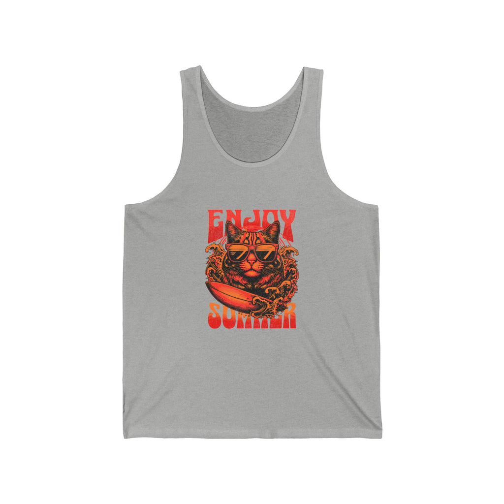 Enjoy Summer Unisex Jersey Tank - Summer Essential, Beachwear, Vacation Outfit, Gift for Sun Lovers, Pool Party Top