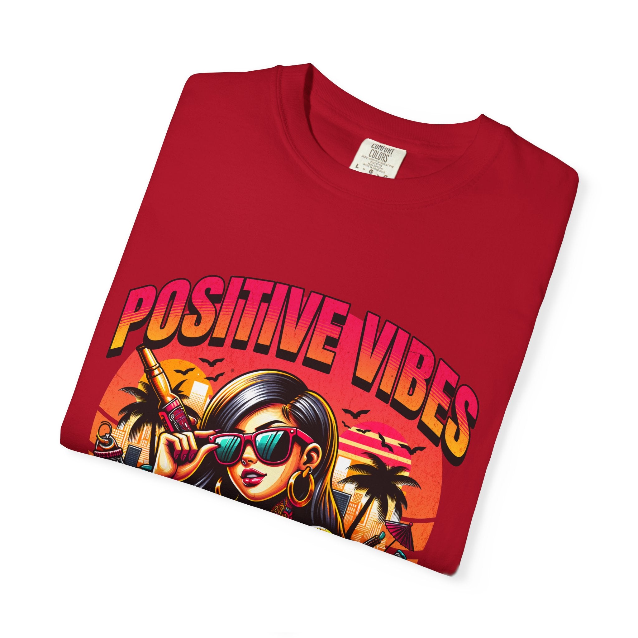 Summer Girl Vibes Unisex Garment-Dyed T-Shirt