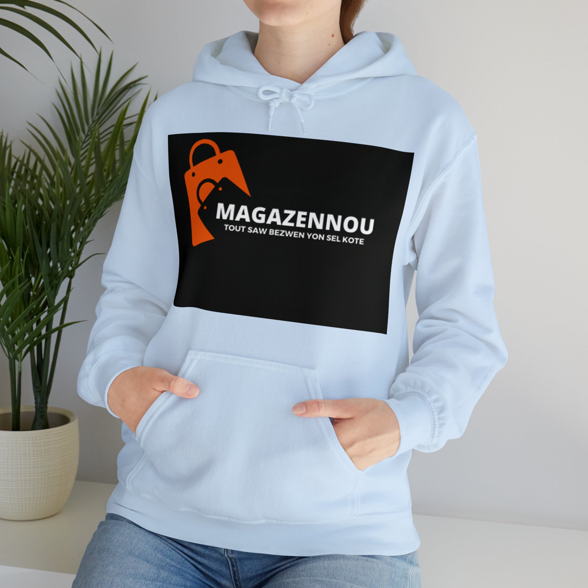 Magazennou.  Hooded Sweatshirt