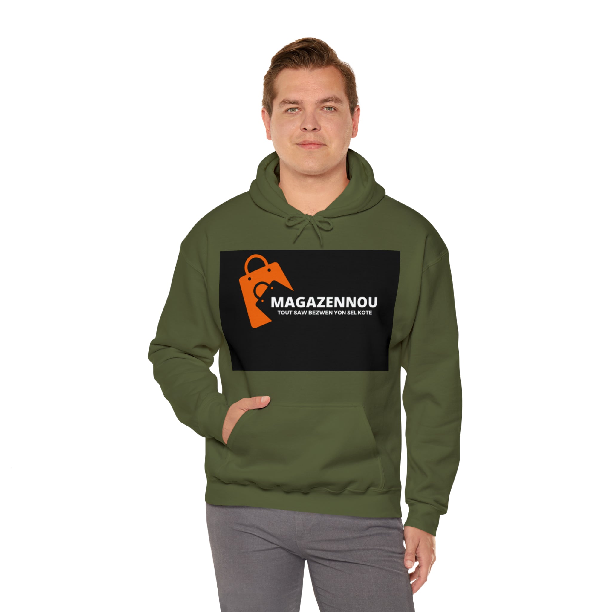 Magazennou.  Hooded Sweatshirt