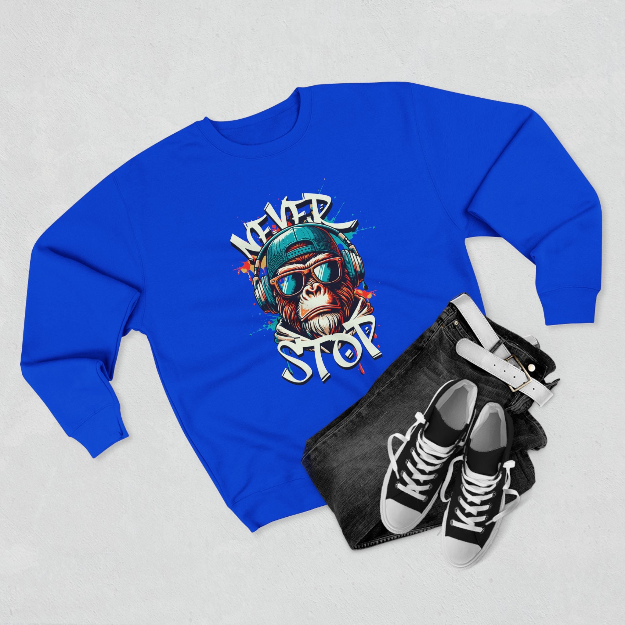 Hip-Hop Themed Unisex Crewneck Sweatshirt | Casual Streetwear | Unique Gift for Music Lovers, Teens, and Trendsetters, Perfect for [...]