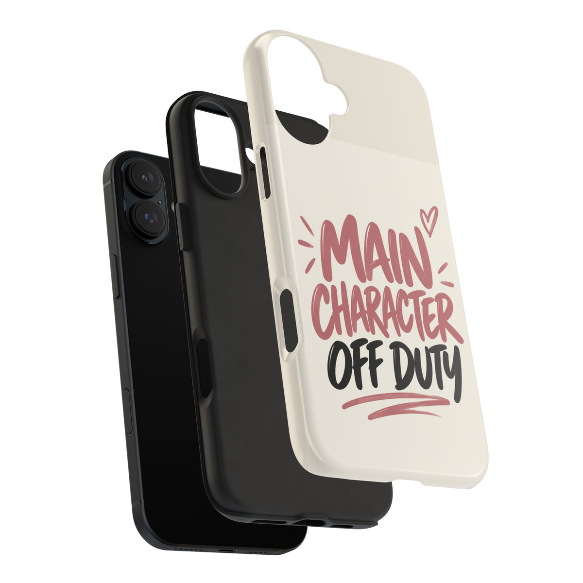 Main Character Off Duty — Gen Z Lifestyle Tough Phone Case