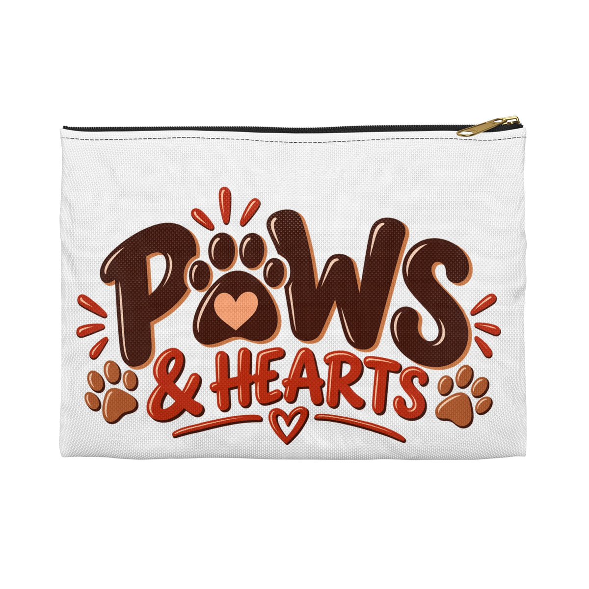 Paws & Hearts — Pet Lover Accessory Pouch
