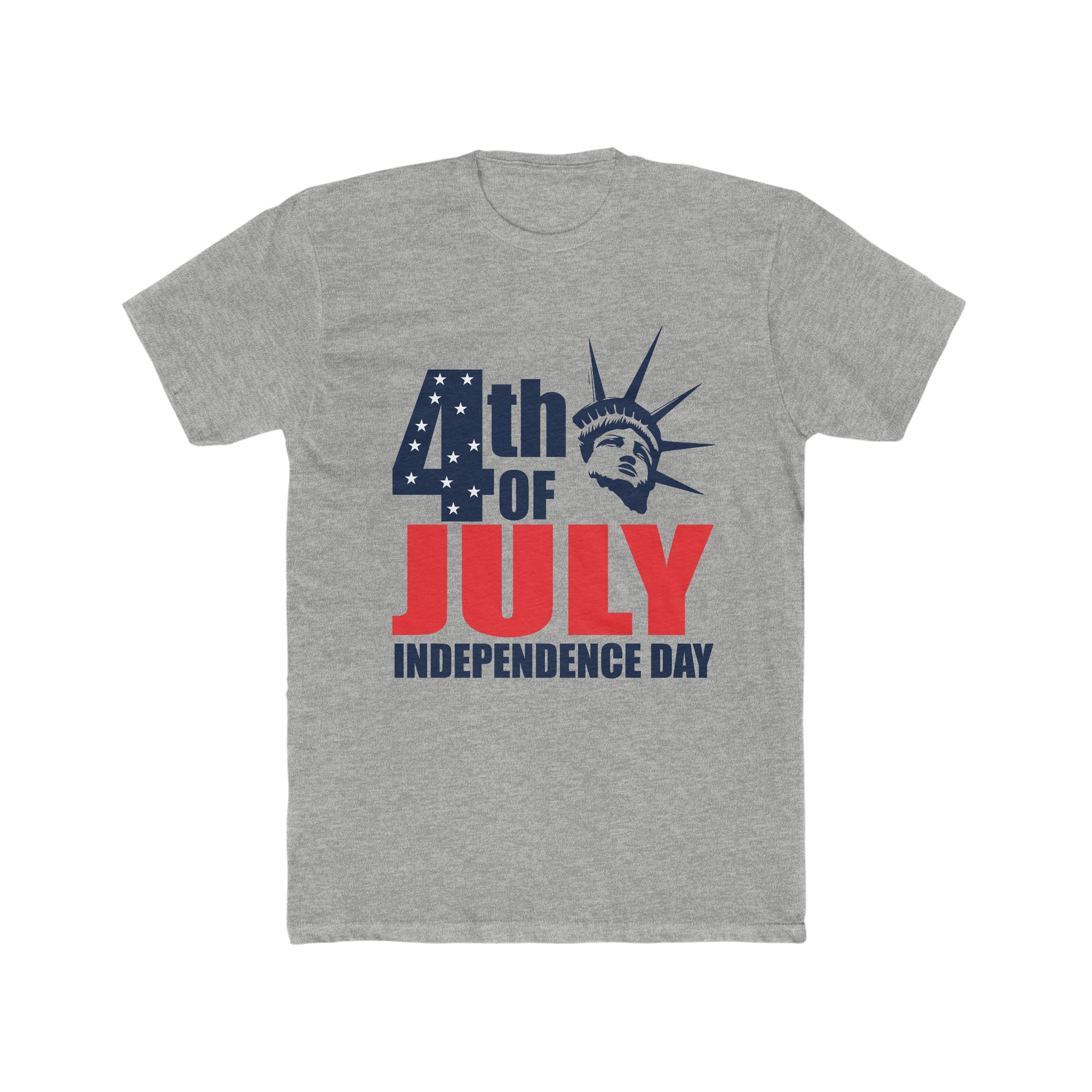 4th of July Men's Cotton Crew Tee