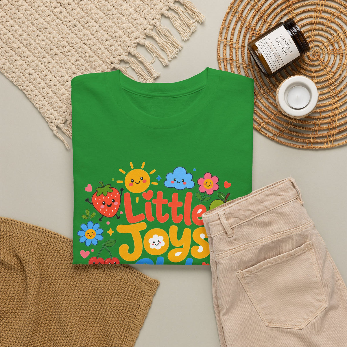 Little Joys Club Shirt, Cute Graphic Tee, Whimsical Floral T-Shirt, Cherry Lemon Shirt, Girly Gift
