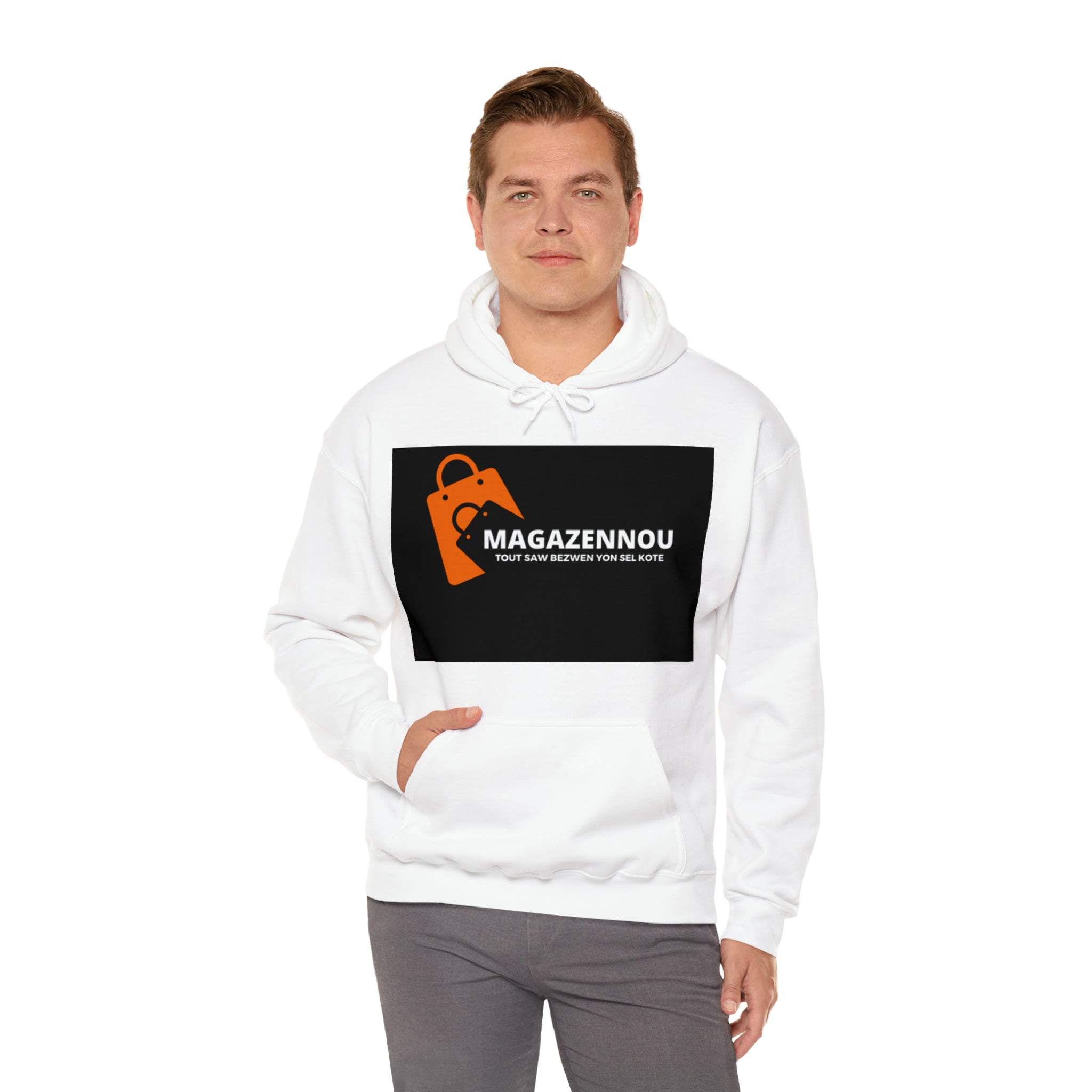 Magazennou.  Hooded Sweatshirt