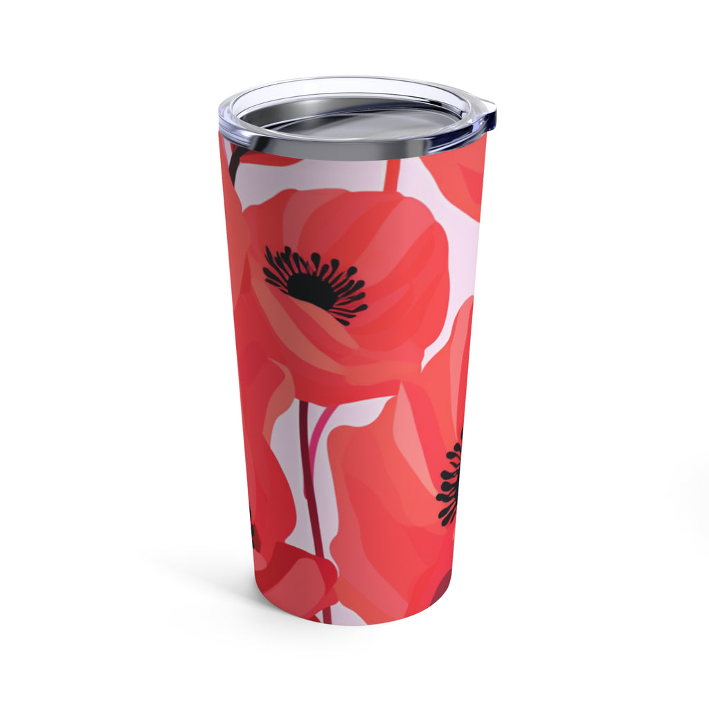 Red Flower,  Tumbler 20oz