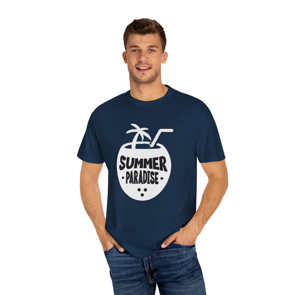 Summer Vibes Paradise 2025 Unisex Garment-Dyed T-Shirt
