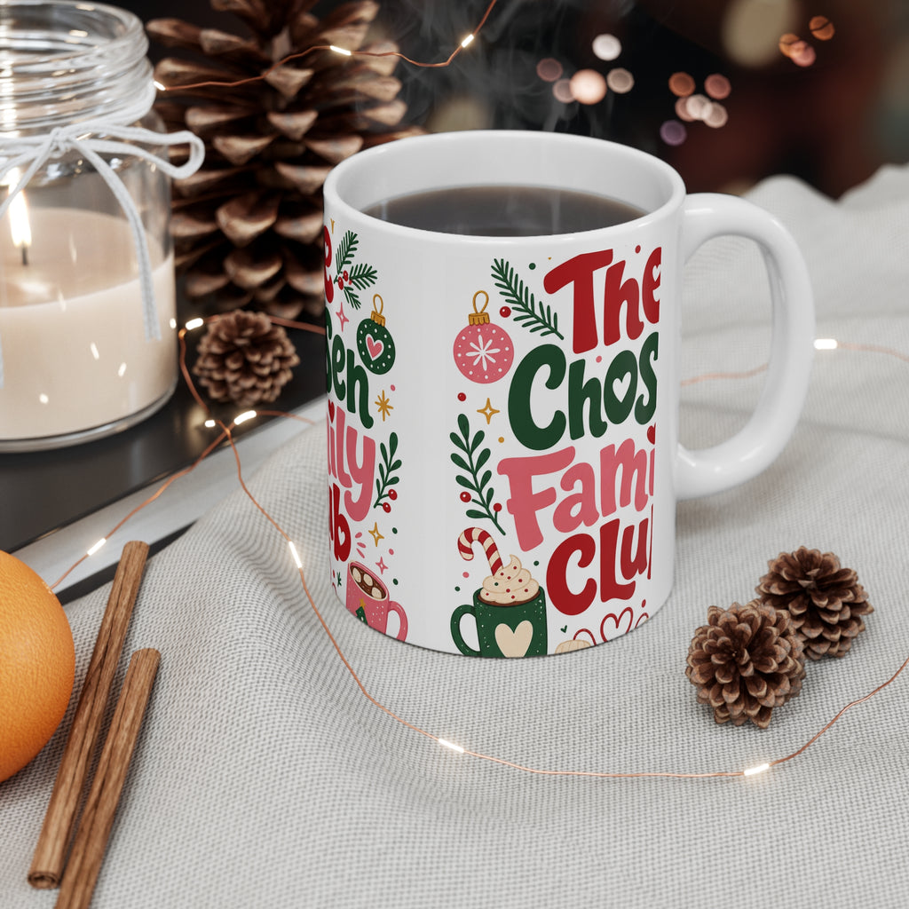 Chosen Family Mug, Best Friend Gift, Friendship Coffee Cup, Friendsmas Gift, Found Family Gift